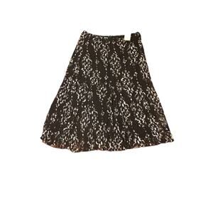 Coldwater Creek Lace Mesh Skirt Size Small NWT